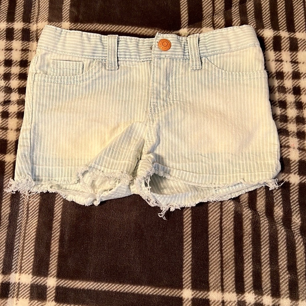 Cat & Jack baby girl striped shorts
